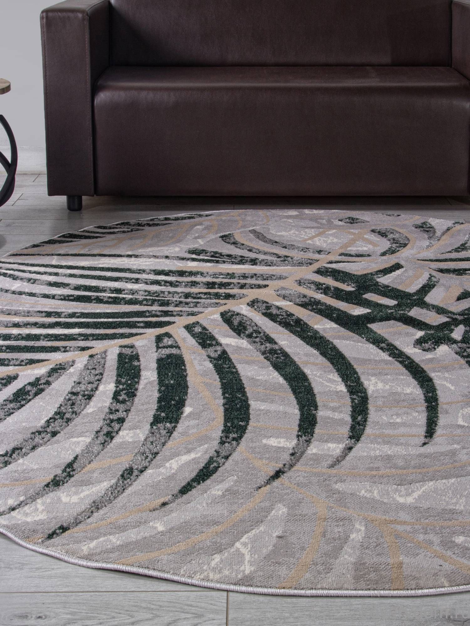 Ковер LIMAN F479 GRAY-GREEN Овал Ковер LIMAN F479 GRAY-GREEN Овал