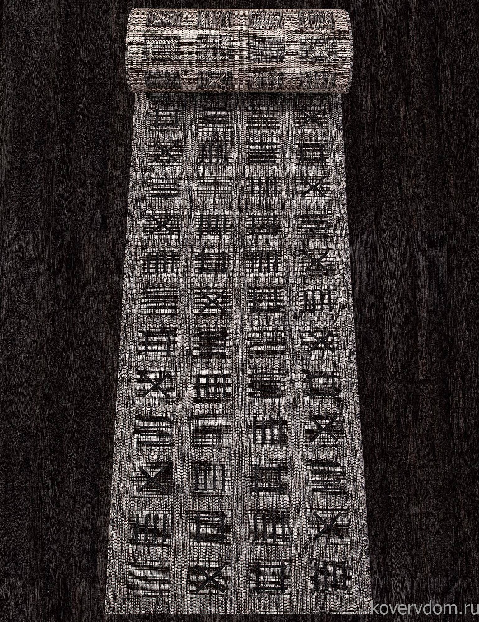 Ковровая дорожка VEGAS S003 D.GRAY-BLACK Ковровая дорожка VEGAS S003 D.GRAY-BLACK