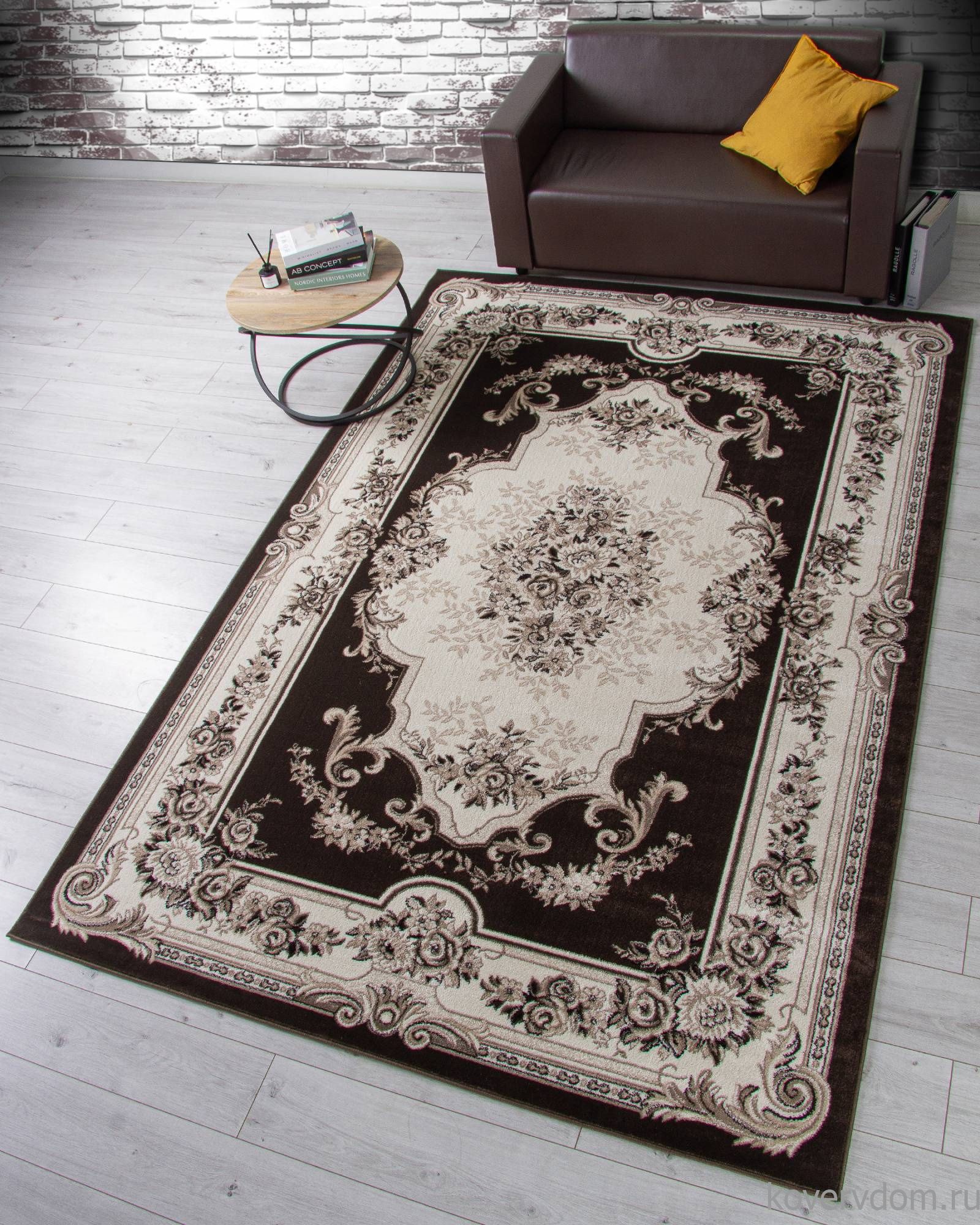Ковер Валенсия DELUXE 4015 BROWN Ковер Валенсия DELUXE 4015 BROWN