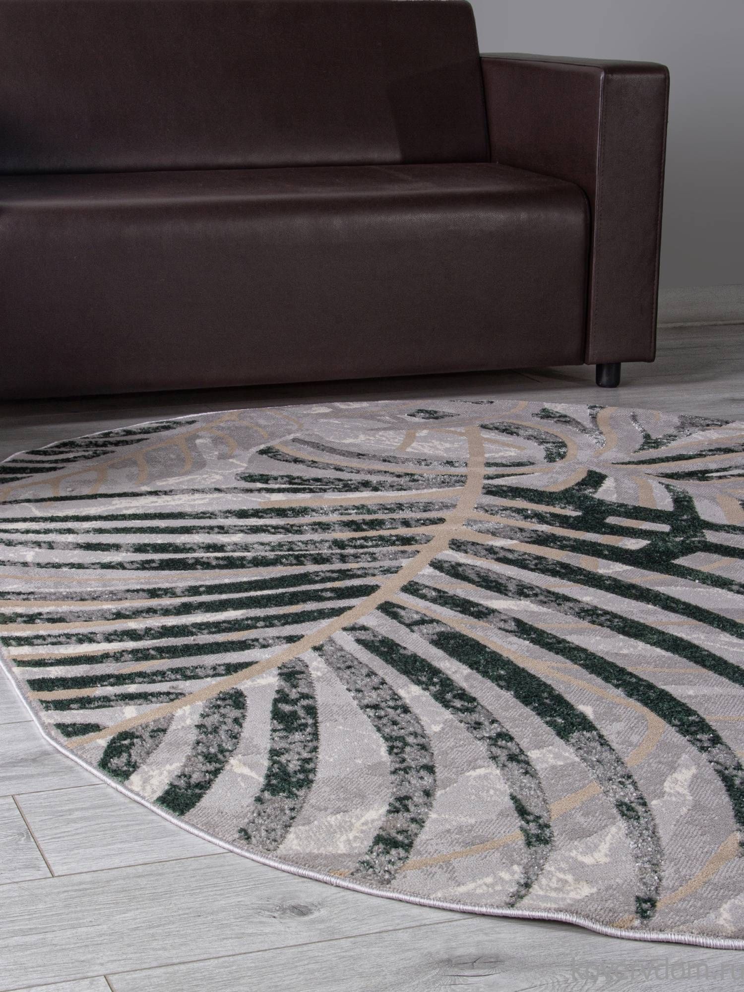 Ковер LIMAN F479 GRAY-GREEN Овал Ковер LIMAN F479 GRAY-GREEN Овал