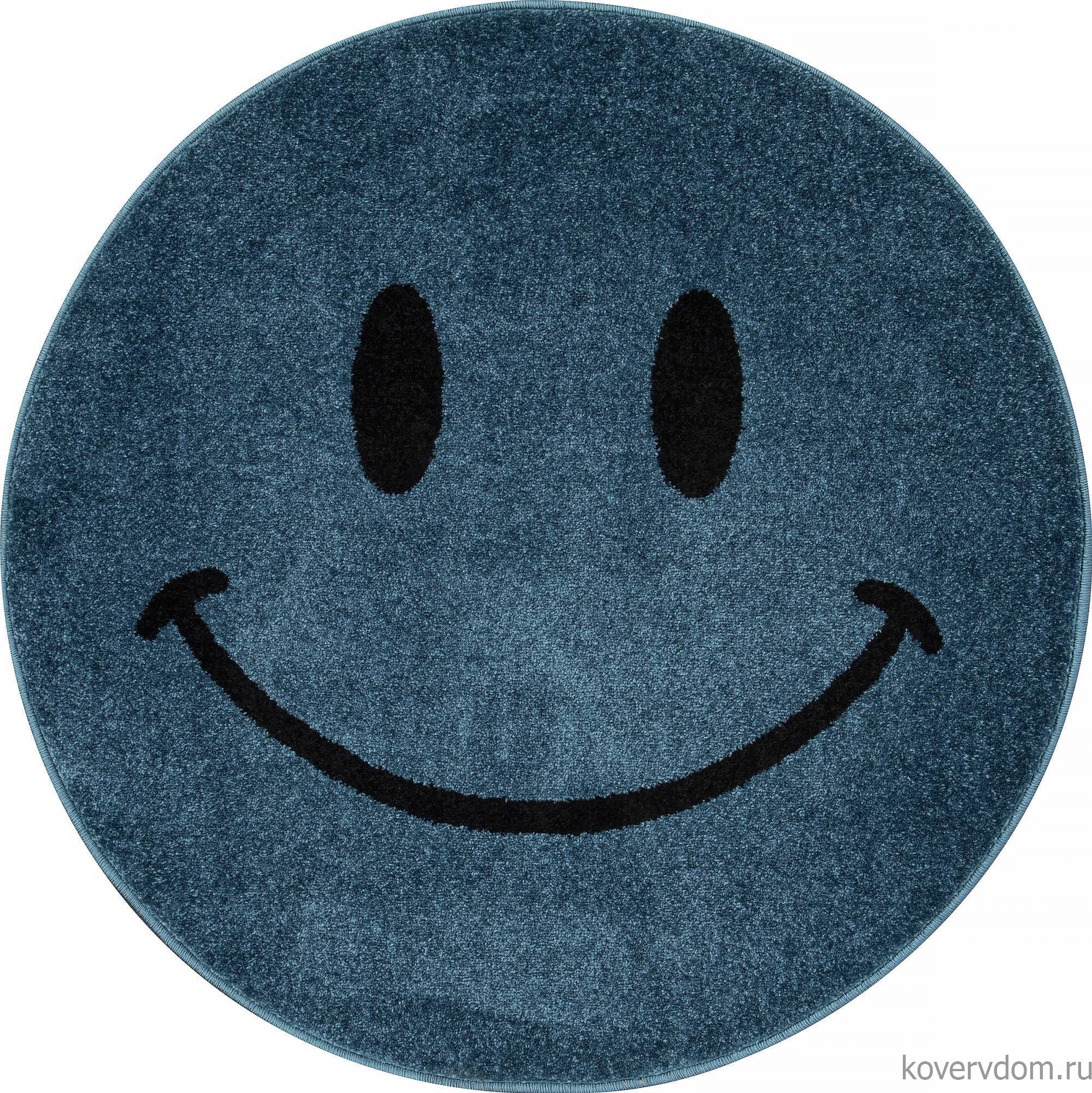 Ковер SMILE 2 NC19 BLUE Круг