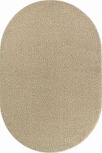 Ковер длинноворсовый в спальню LANA T600 BEIGE 4 Овал