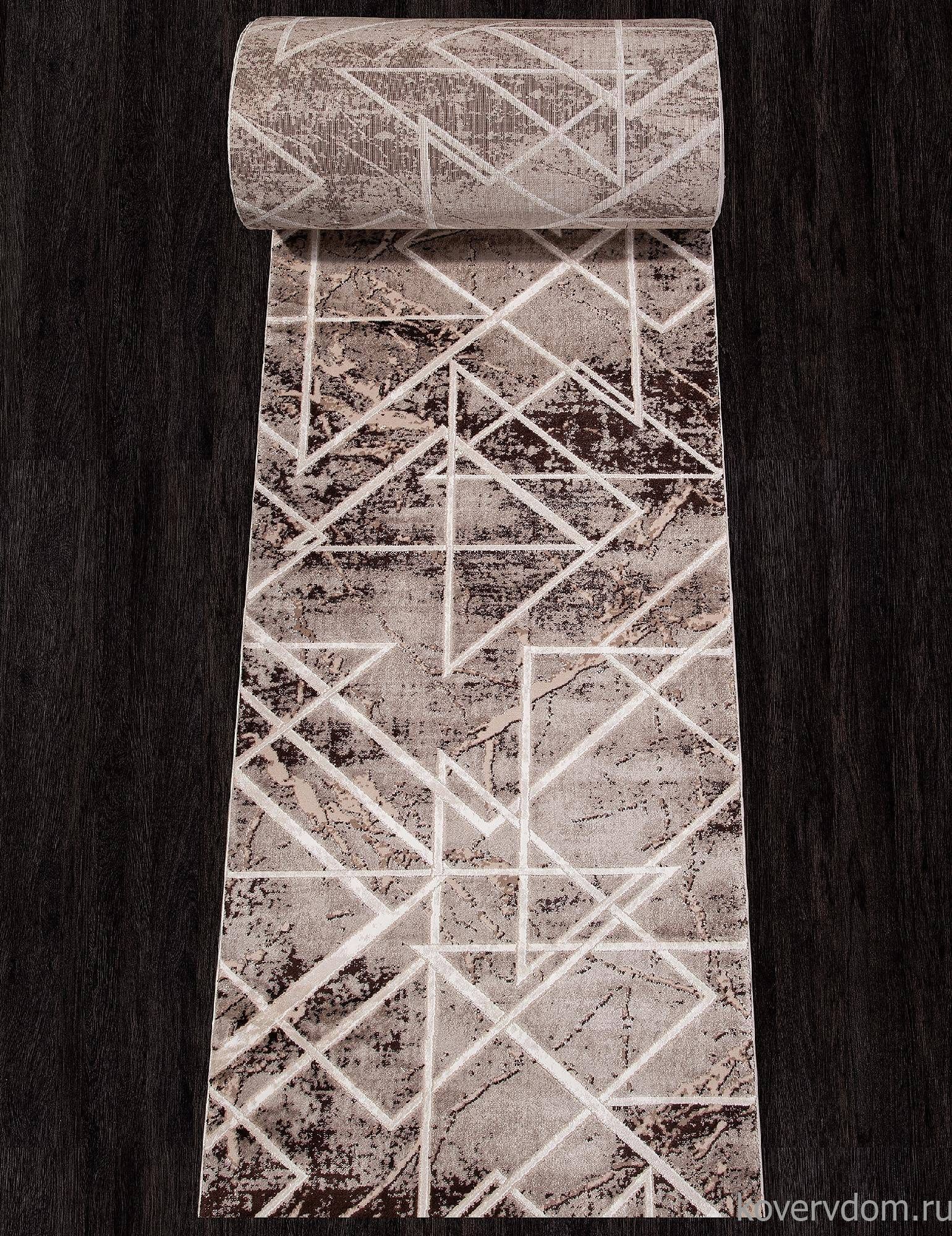 Ковровая дорожка ARMINA 04035B DARK BROWN Ковровая дорожка ARMINA 04035B DARK BROWN