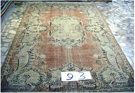 Пушистый круглый ковер ручной работы Vintage Look at Me C-93