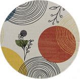 Ковер RIO-A F234 GRAY-BLUE Круг