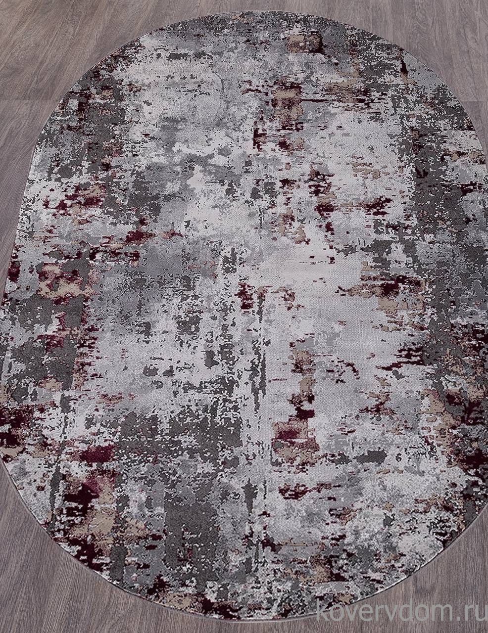 Ковер GRAND 23319 950 GREY / PURPLE Овал Ковер GRAND 23319 950 GREY / PURPLE Овал