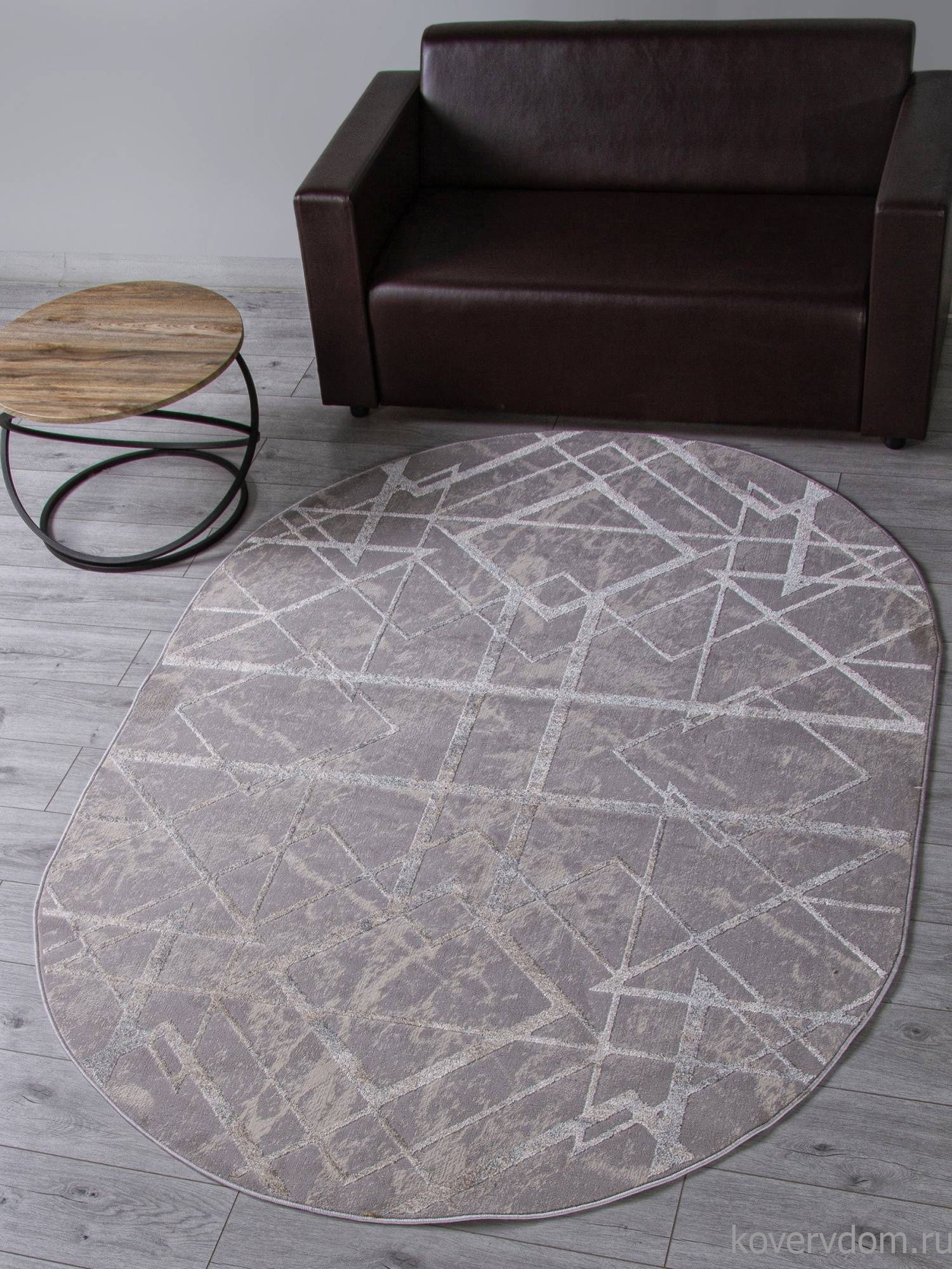 Ковер LIMAN F480 GRAY-BEIGE Овал Ковер LIMAN F480 GRAY-BEIGE Овал