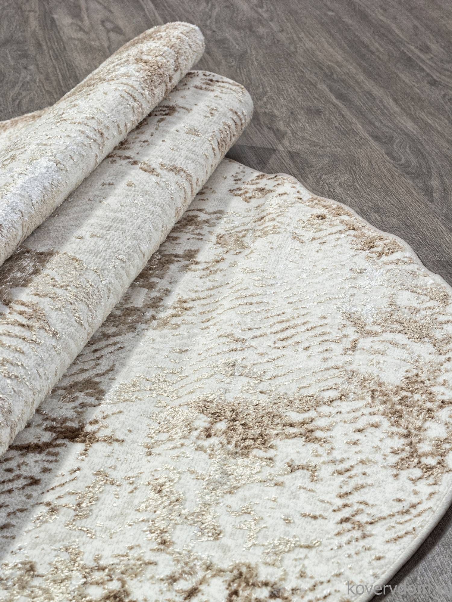 Ковер ANTEP O1700 665 CREAM / VIZON Овал Ковер ANTEP O1700 665 CREAM / VIZON Овал