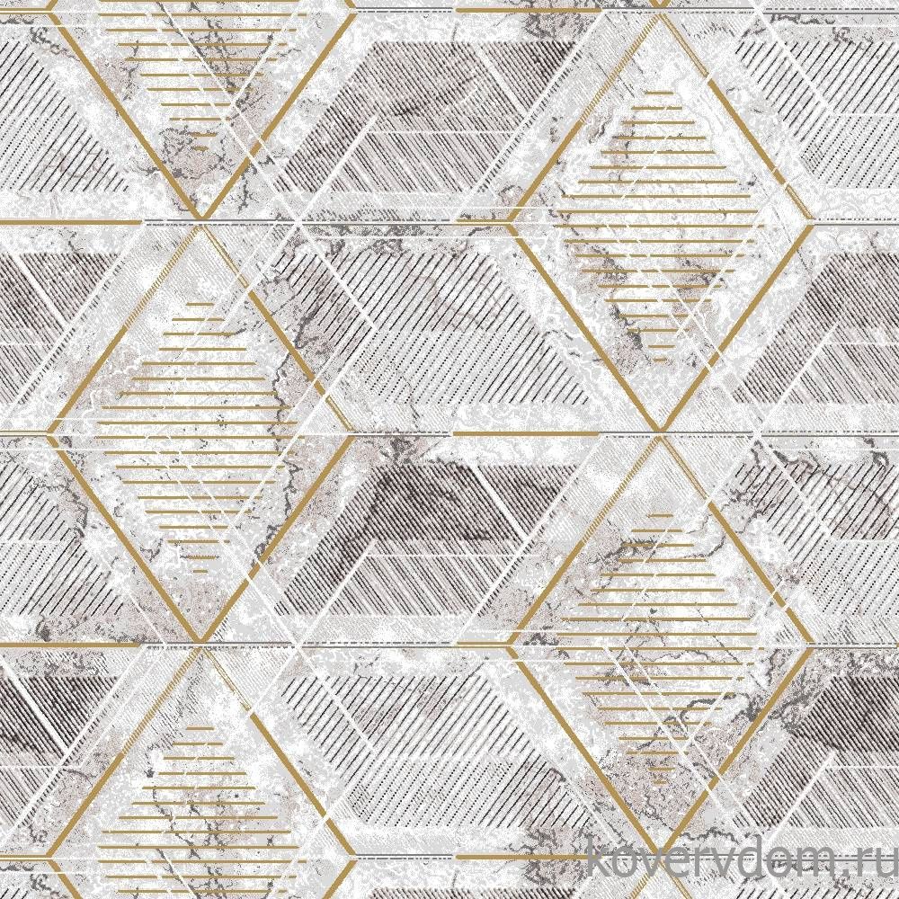 Ковровая Дорожка Рулоны обработанные Принт КАРНИВАЛ Серый