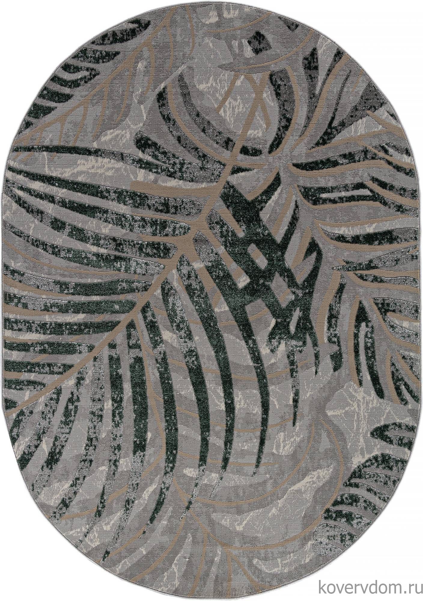 Ковер LIMAN F479 GRAY-GREEN Овал Ковер LIMAN F479 GRAY-GREEN Овал