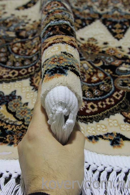 Ковер SHAHREZA D417 CREAM-NAVY Овал