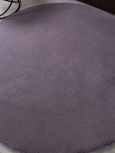 Однотонный ковер серый RABBIT LUXE PX2001 GRAY Круг