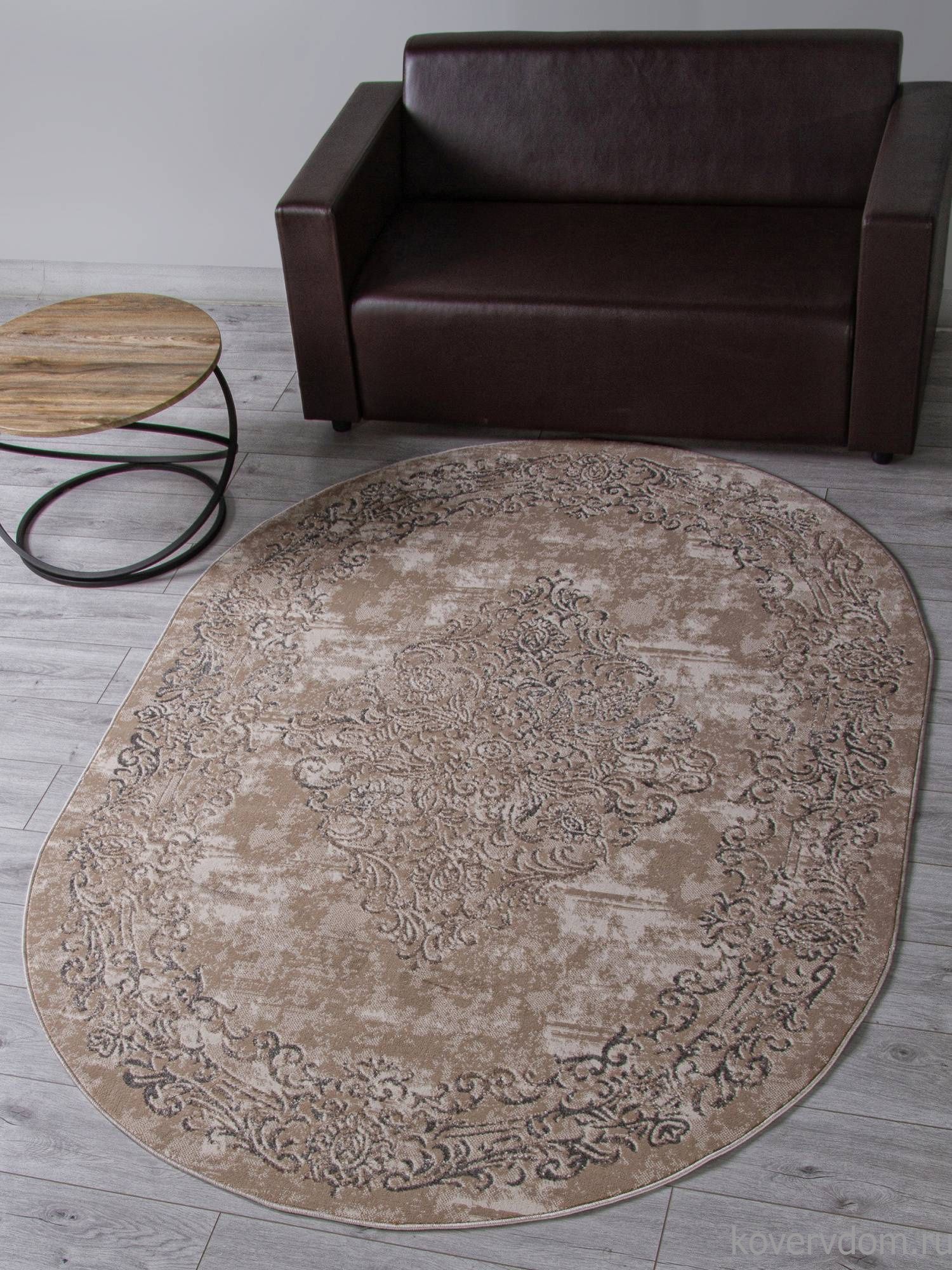 Ковер LIMAN F481 BEIGE Овал Ковер LIMAN F481 BEIGE Овал