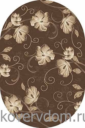 Ковер MEGA CARVING 1059 BROWN Овал Ковер MEGA CARVING 1059 BROWN Овал