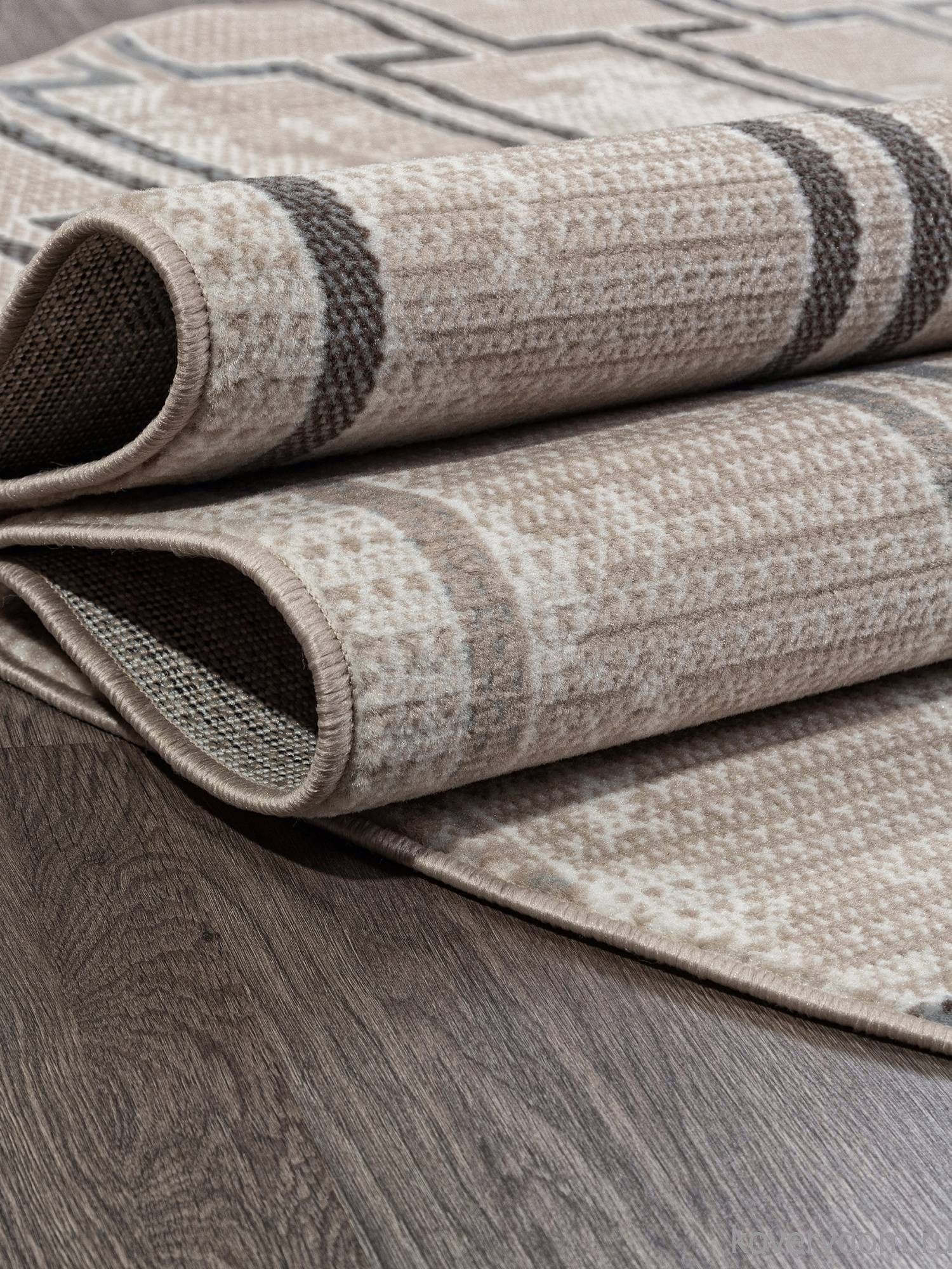 Ковер SIERRA F353 BEIGE-BLUE Овал