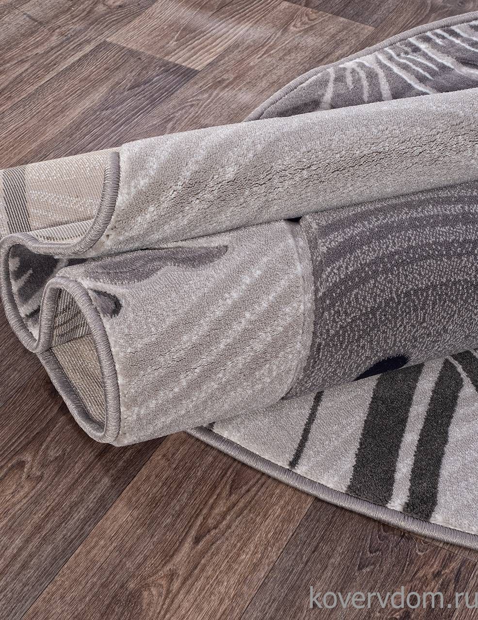 Ковер MEGA CARVING 4780 GRAY Овал Ковер MEGA CARVING 4780 GRAY Овал