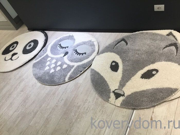 Ковер BALTA Richie Панда 15523 966 КРУГ