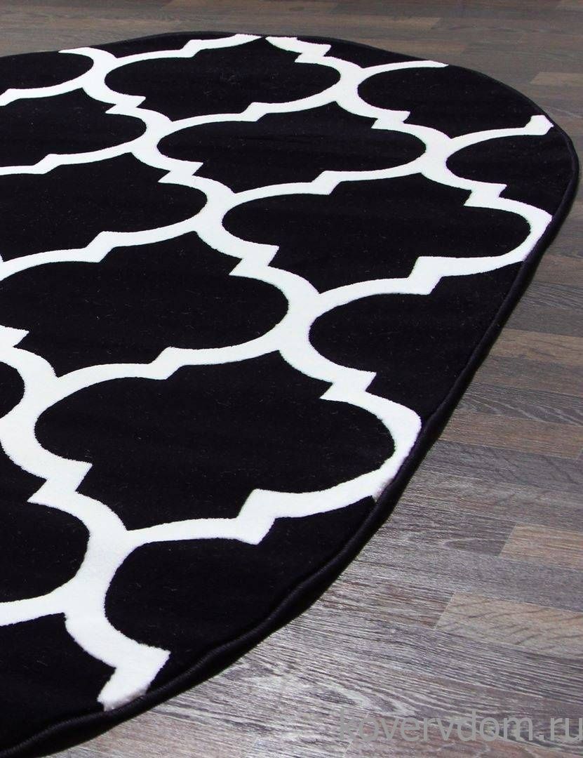 Ковер MEGA CARVING WK d422 DARK NAVY Овал Ковер MEGA CARVING WK d422 DARK NAVY Овал