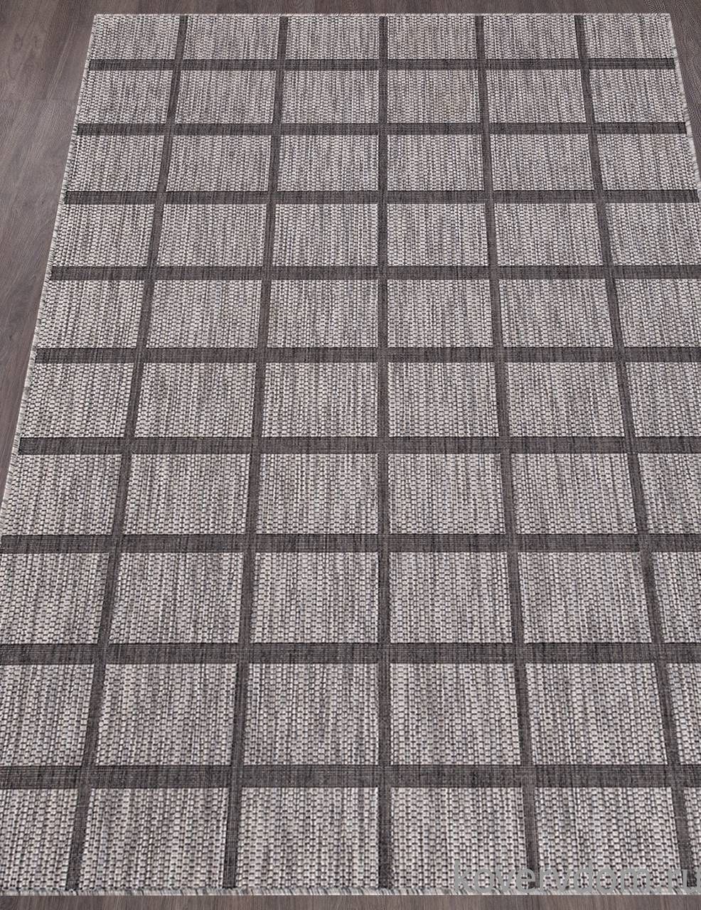 Ковер циновка VEGAS S004 GRAY-BLACK Ковер циновка VEGAS S004 GRAY-BLACK