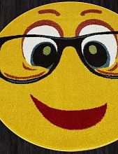 Круглый ковер желтый SMILE NC14 YELLOW Круг