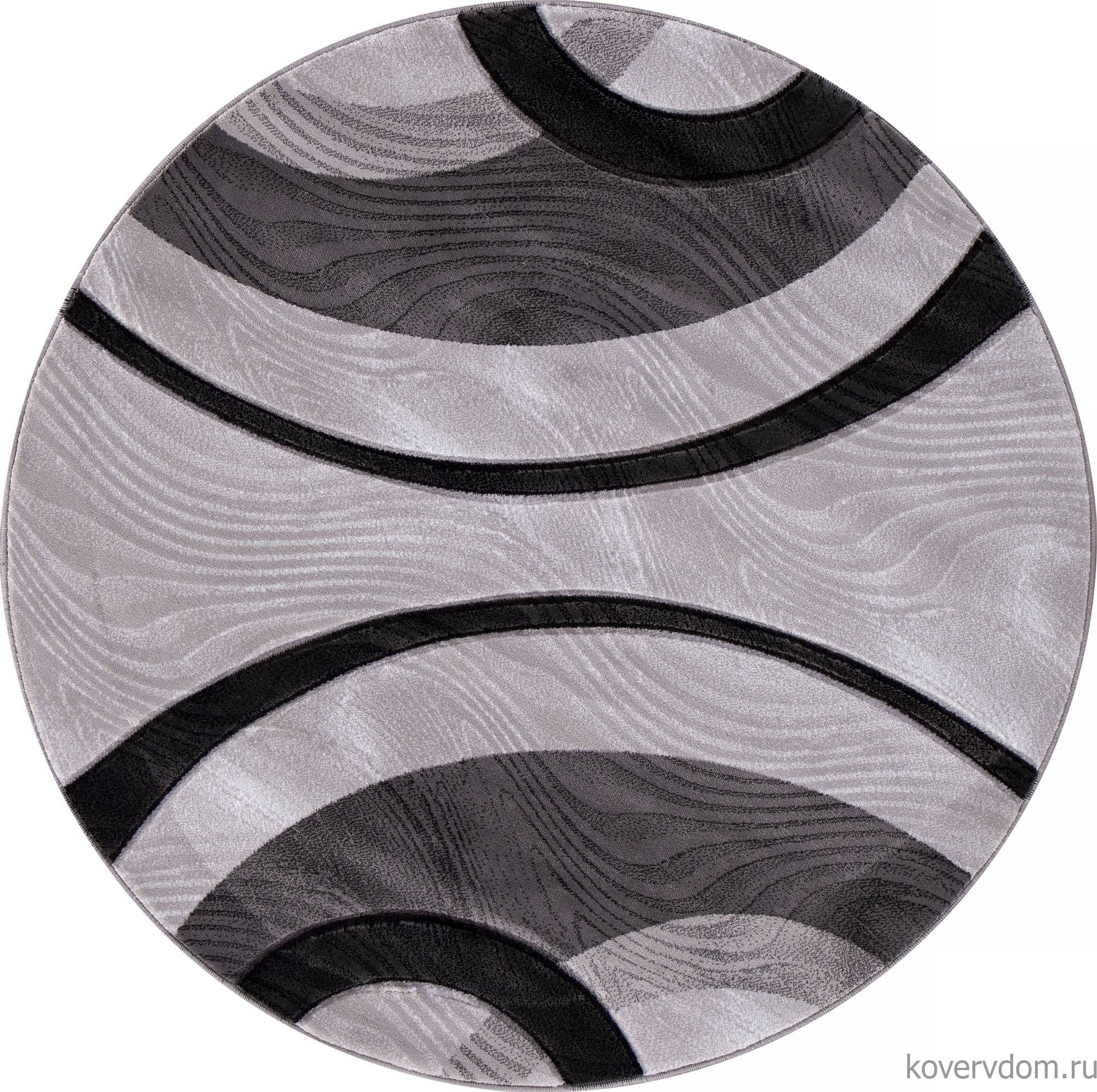 Ковер MEGA CARVING 4783 GRAY Круг Ковер MEGA CARVING 4783 GRAY Круг