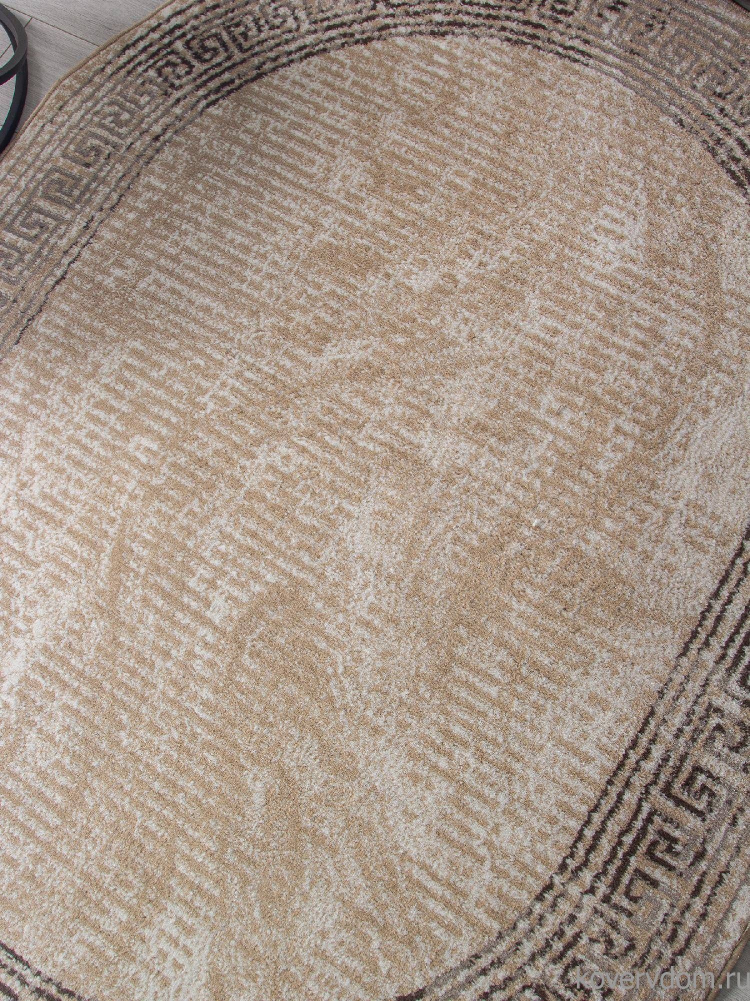 Ковер PRAGA 06022A TOZ GRI / BROWN Овал