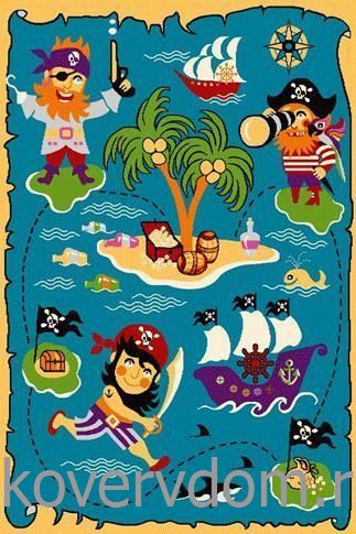 Ковер детский FUNKY PIR turquoise