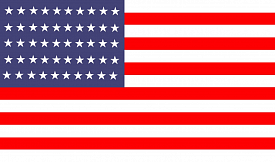 Разноцветный круглый ковер флаг США flag of USA