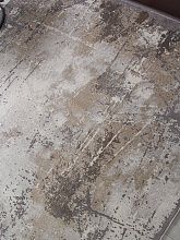 Однотонный ковровая Дорожка GRAFF 3433 GRAY-BEIGE