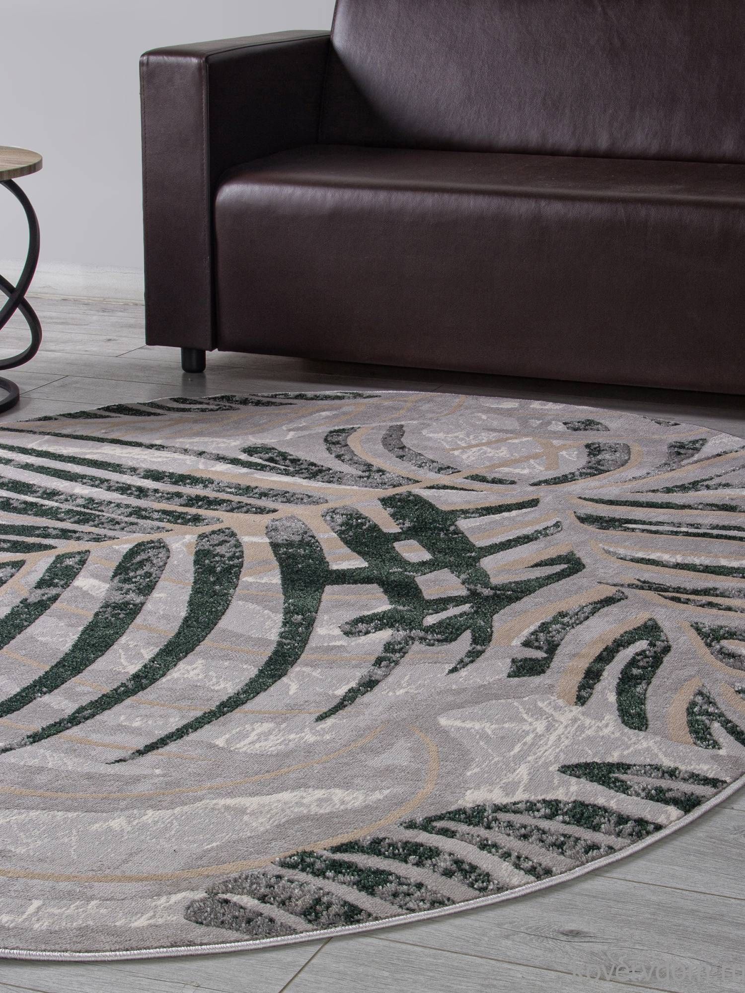 Ковер LIMAN F479 GRAY-GREEN Овал Ковер LIMAN F479 GRAY-GREEN Овал