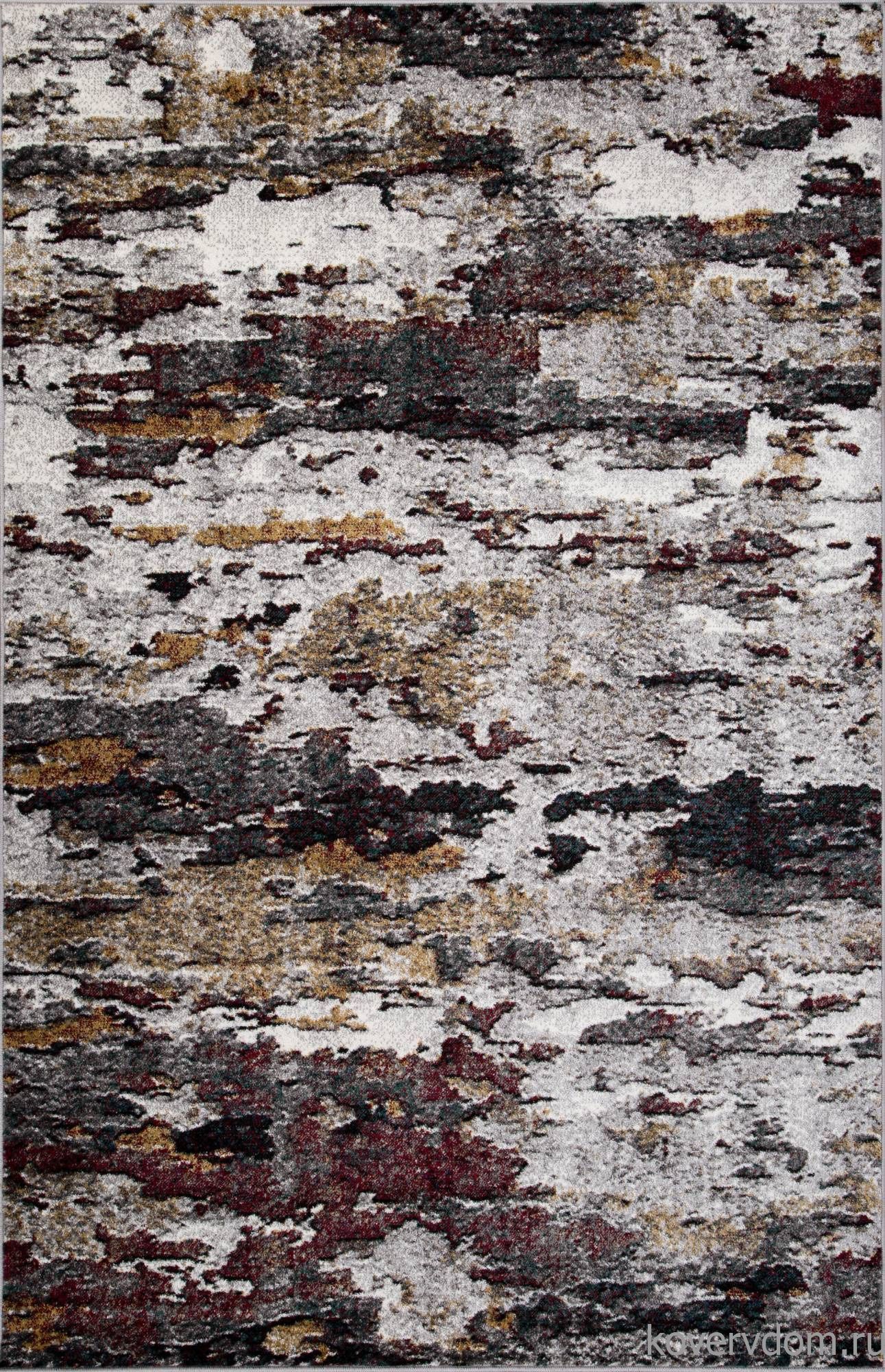 Ковер LONDON D824 GRAY-RED 2
