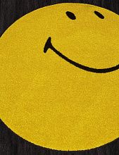 Круглый ковер желтый SMILE NC21 YELLOW Круг